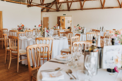 The Red Brick barn ready for the meal