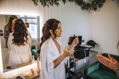 Getting ready in Preen at The Green