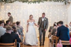Walking bak down the aisle