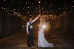 First dance in the really rustic barn