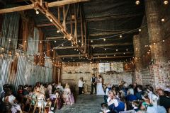 Ceremony in the Really Rustic Barn