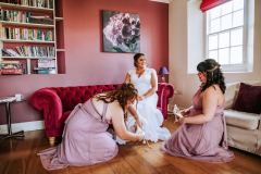 Getting ready with he girls