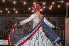 Bride Blue Swirl