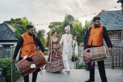 Entrance with Drums