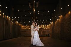 Couple in the Really Rustic barn