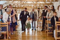 Entering the Wedidng Barn