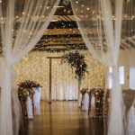 The Wedding Barn all ready for an indoor ceremony