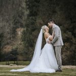 Couple outdoors in the grounds